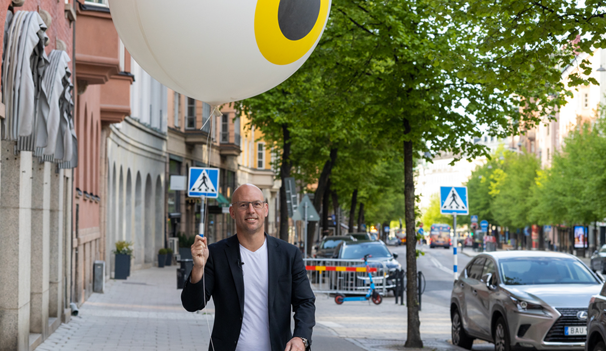 Ballongstunt GDPR Sweden