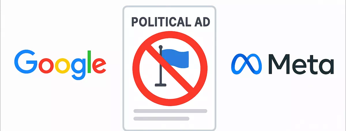 Blog Grey Google Meta bans political ads in EU 2025