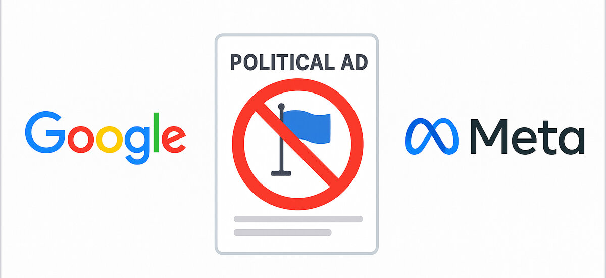 Blog Grey Google Meta bans political ads in EU 2025
