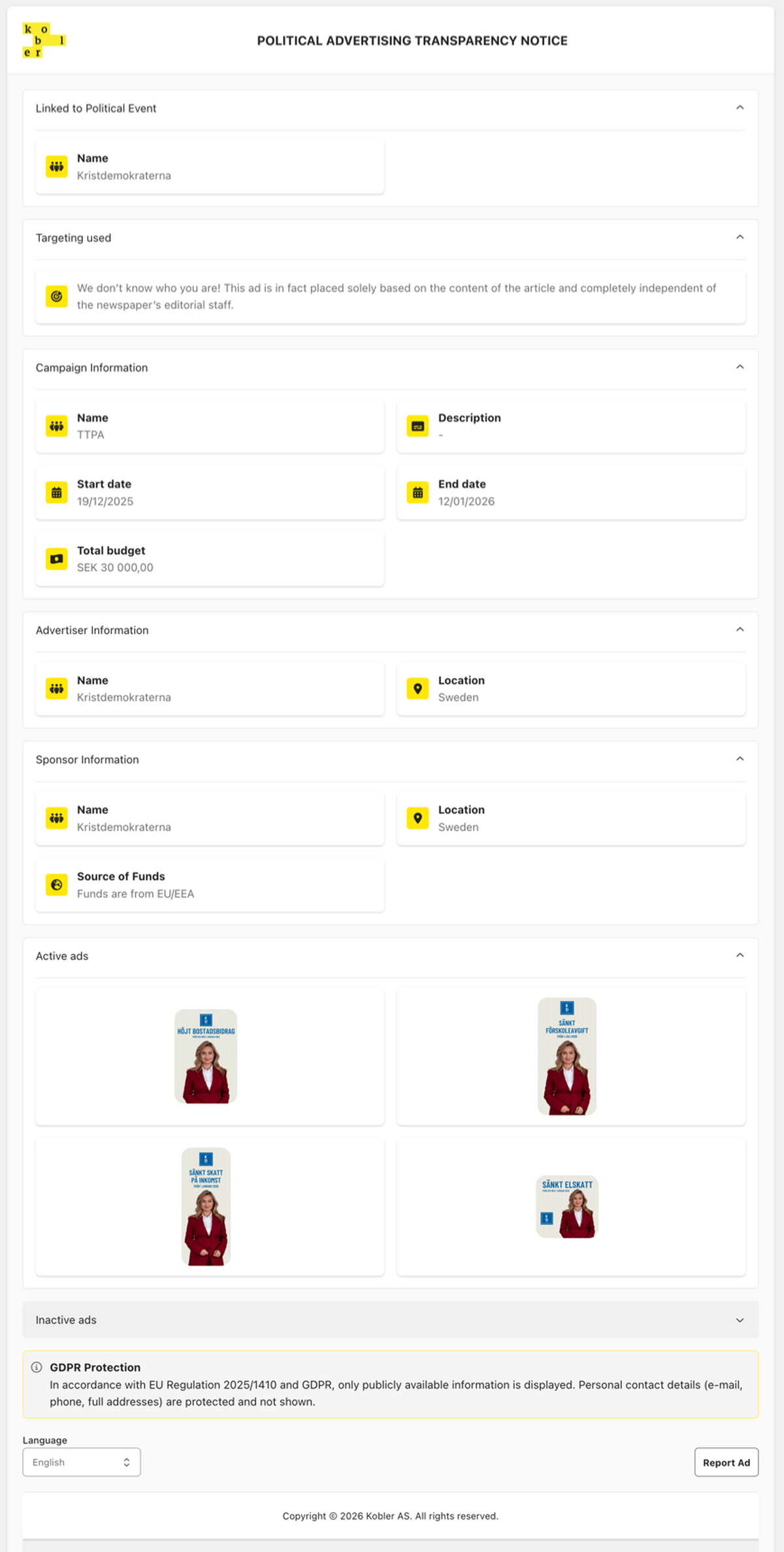 Transparency notice v3