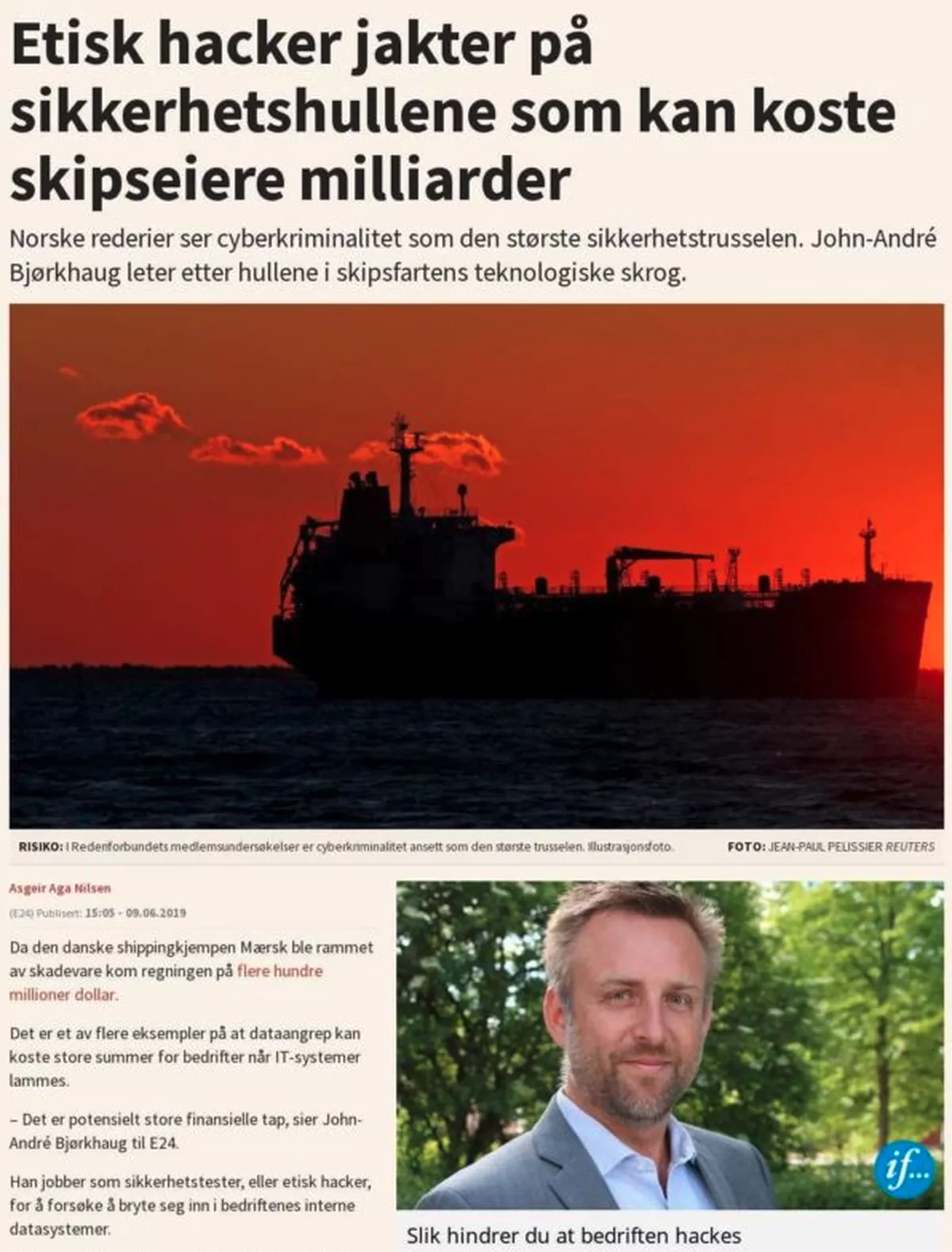 Kontekstuell annonsering med If forsikring